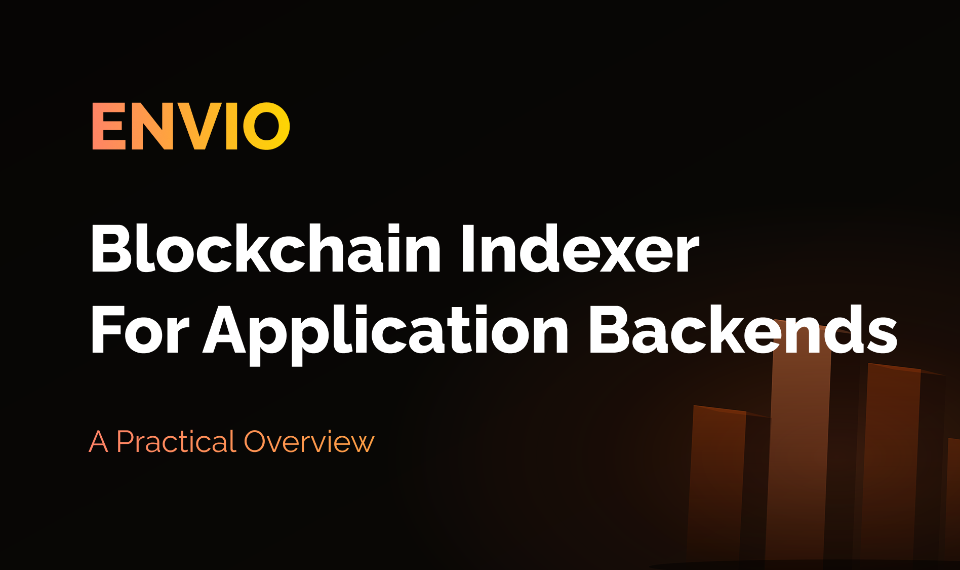 Blockchain Indexer For Application Backends